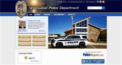 Desktop Screenshot of greenwoodpd.org